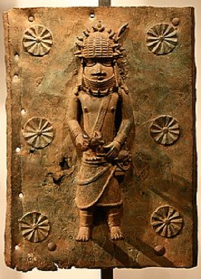 Bronze plaque of an Oba of Benin