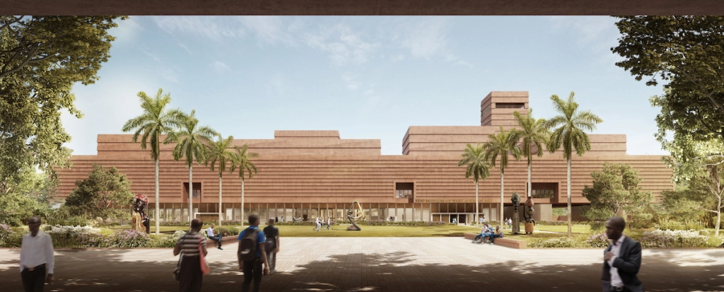 A picture illustration of Main entrace to the Museum
