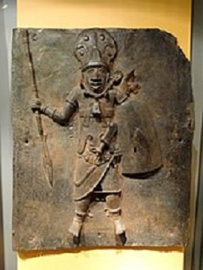 Depiction of a single warrior